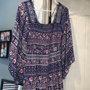 Red white and blue boutique dress